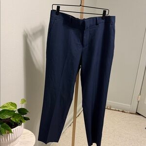 Perry Ellis Portfolio Men's Dress Pants - Navy Blue Modern Fit